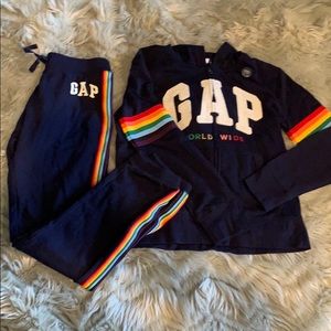 Gap two piece track suit!